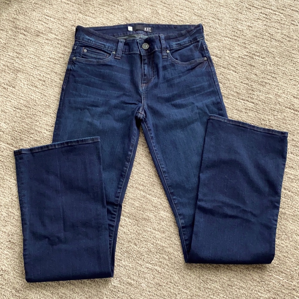KUT Natalie High Rise Bootcut Notion Wash Jean